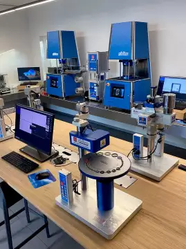 Gibitre Demonstration Room: view of instruments for Rheology and Hardness.