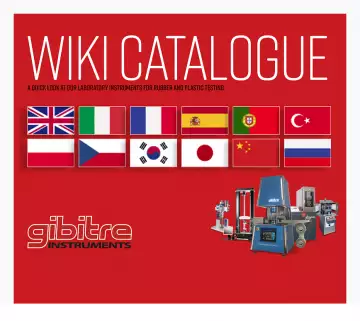 Gibitre product catalog: the image shows that the catalog is available in 13 different languages.