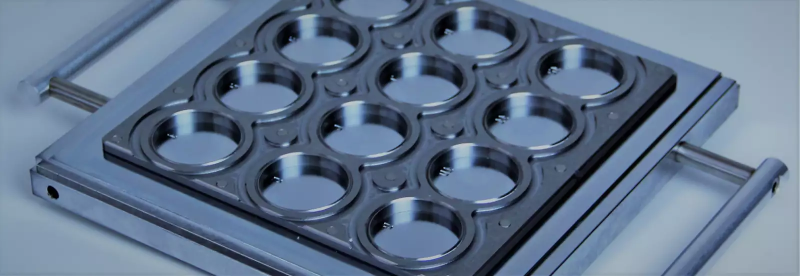 moulds for lab press: Laboratory press. Press molds. Mold for circular test specimens for hardness testing.