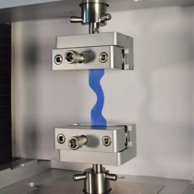 tensile tester grips: Tensor_Check: manual clamps with screw lock.