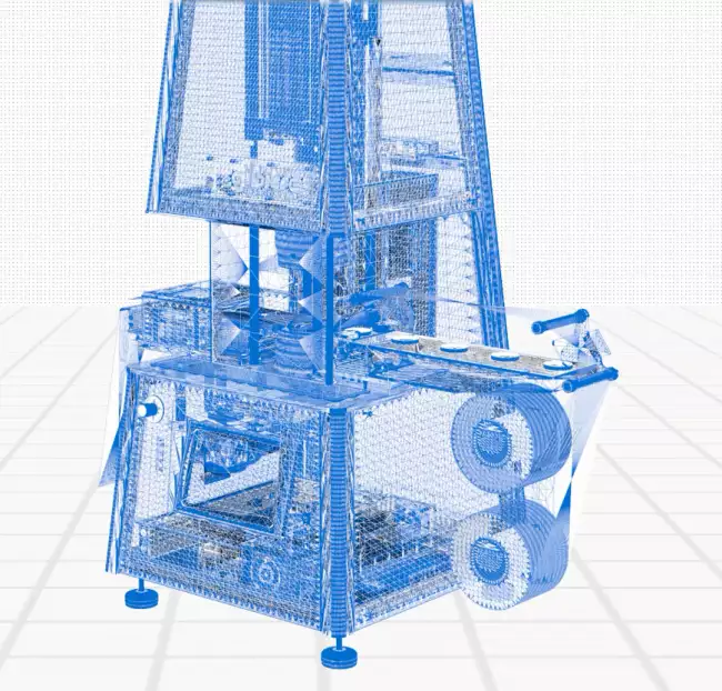 gibitre instruments: Mechanical design department: three-dimensional representation MD rheometer.