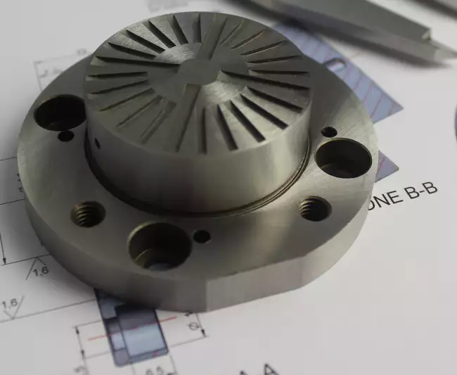 gibitre instruments: Mechanical machining department. MD rheometer test chambers are manufactured in-house.