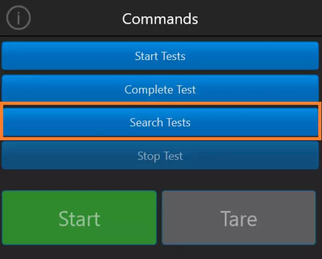 software compression set: Software for compression set: you can enter initial and final thickness together or at different times.