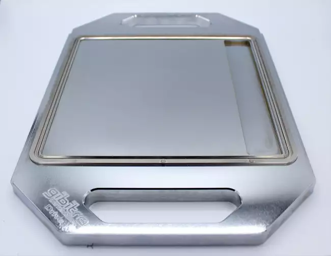 moulds for lab press: Laboratory press molds. Chrome mold for 200x200 mm plaque.